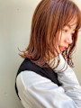 ★【暖色カラー】オレンジベージュ.オレンジブラウン/髪質改善