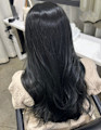 黒髪ワンホンレイヤー