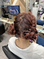 【ヘアセット】 編みツイン団子 /茅ヶ崎ヘアセット