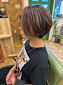 立体感が際立つ【クールショートボブ】