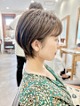 すっきりショート/大人ショート/ヘーゼルグレージュ/30代4