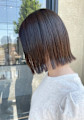 切りっぱなしボブ