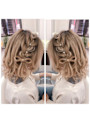 ヘアアレンジ　お呼ばれヘア