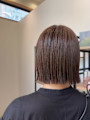 切りっぱなしミニボブ