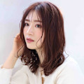 レイヤーセミロングパーマ