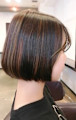 ミニボブ/小顔ボブ/メッシュカラー/ハイライト/赤羽/赤羽駅