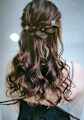 ハーフアップアレンジ