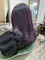 バイオレットカラー/ブリーチカラー/艶髪