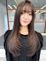 韓国風レイヤーカット◎秋色暖色カラーくびれヘア小顔20代