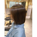 ボブでも柔らかい矯正◎ イワサキ　髪質改善　