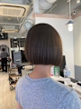 グレージュミニボブスタイル埼京線赤羽美容院