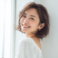 柔らか質感で女性らしさ香る大人ボブ