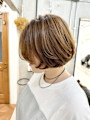layer × short bob