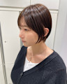 丸みショート×ブラウンカラー/吉川沙知