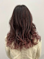 グラデーションカラー/ピンクブラウン/カシスブラウン