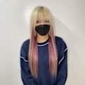 ロング×インナーカラー