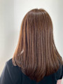 【うるツヤ髪】王道ストレート × 赤みレスなモカブラウン