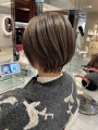 ショートボブ/アッシュグレー/イルミナカラー