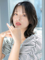 大人かわいい外ハネミディ｜自由が丘美容室LOREN人気スタイ