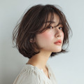 色っぽ可愛い抜け感たっぷりの無造作ショートボブ