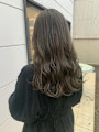 セミロングウェーブスタイル