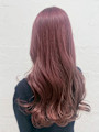 ブリーチダブルカラーピンクカラーハイトーンカラーイルミナ