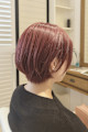 ピンクショートボブ