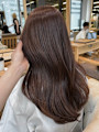 ブリーチなし赤みブラウンチョコレートブラウンレッドブラウン