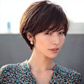 ショート/ブラウンヘア/似合わせカット/小顔カット