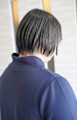 透け艶アッシュショートボブ