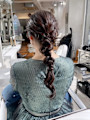 【お呼ばれヘア編みおろし】