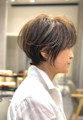 大人女性の小顔くびれショート