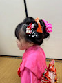 3歳 七五三・日本髪風アップスタイル