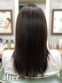 ダメージレスカラー＋髪質改善トリートメント