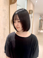 大人ボブパーマ