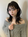 【AYAKI】ミディアムレイヤーくびれヘア