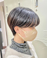 ショート×ボブ×丸みショート×マッシュ×前髪×カラー×横浜