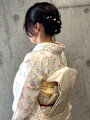 和装ヘアアレンジ 着付け 着物 アップスタイル ヘアセット