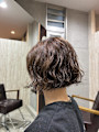 ミニBOB×パーマ