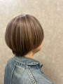 フェミニンマッシュショート