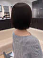 首元スッキリ！ナチュラルボブスタイル◎