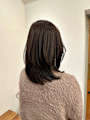 池袋　髪質改善 レイヤー 外ハネミディ ラベンダーグレー♪