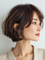 ふんわり耳かけショートボブ［鷺ノ宮］
