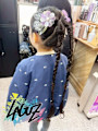 【ヘアセット】 ゆめかわツイン・ロングブレイド