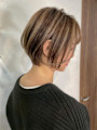  ショートボブのハイライト【飯田淳平】Re:ta Hair