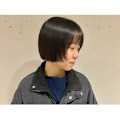 土橋"こなれ感のある顔まわりレイヤーに暗髪ミニボブ"
