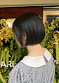 シンプル美人なミニボブ