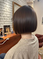 透け感ショコラ・美艶ミニボブ【030スタイル】