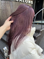 ブリーチなし上品赤髪♪♪