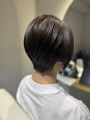 ダークブラウン×大人ショートボブ『銀座×個室』